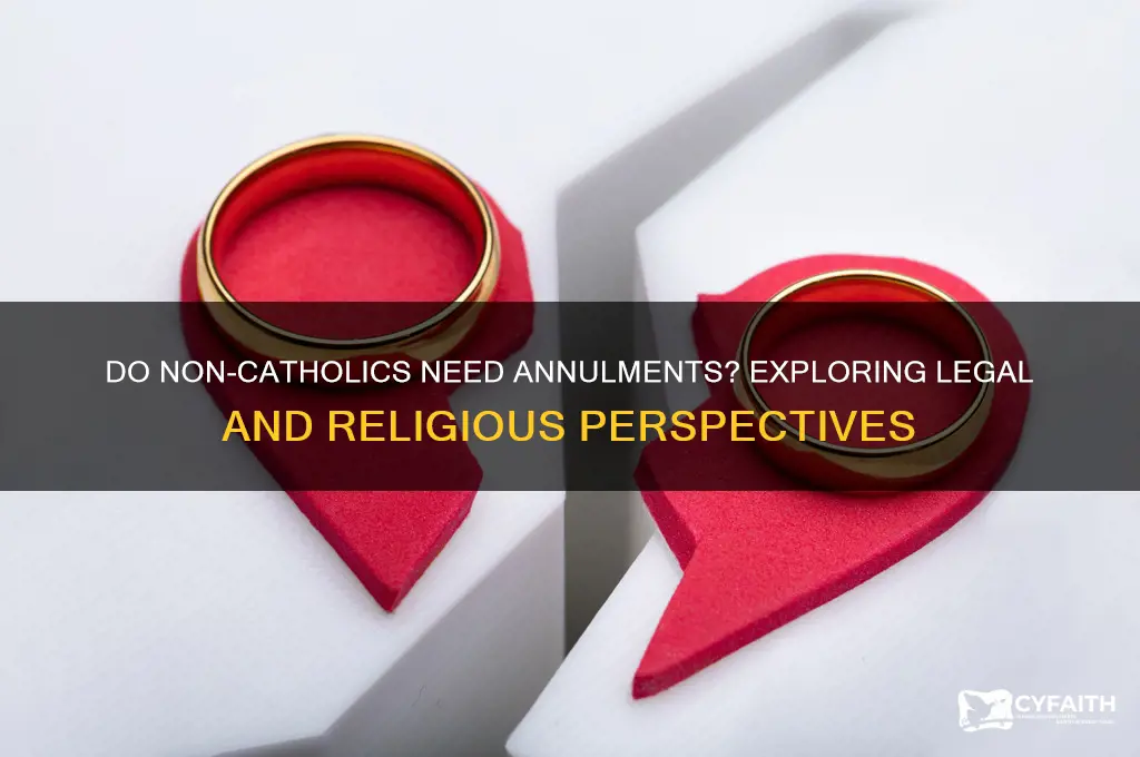 does non catholic need annulment