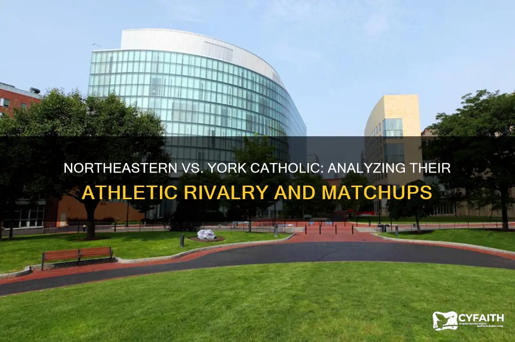 does northeastern play york catholic