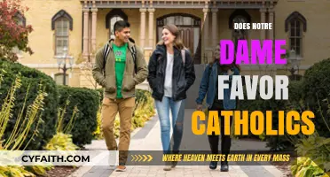 Does Notre Dame Favor Catholics? Exploring Admissions and Campus Culture