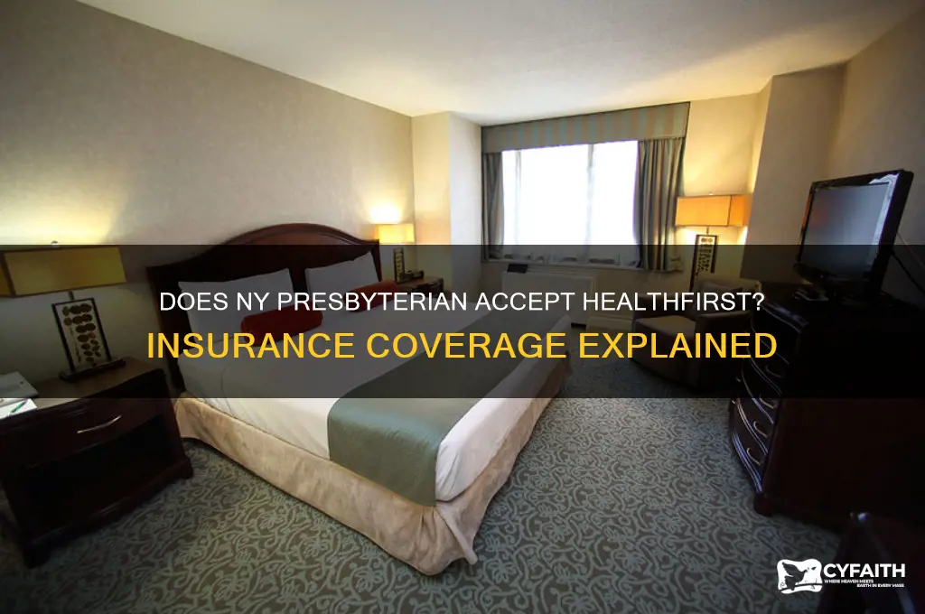 does ny presbyterian accept healthfirst