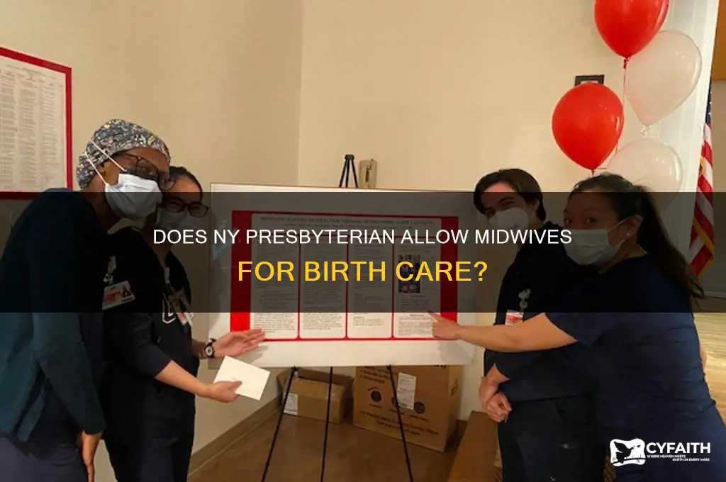 does ny presbyterian allow midwives