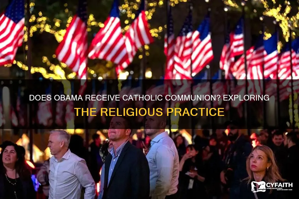 does obama take catholic communion
