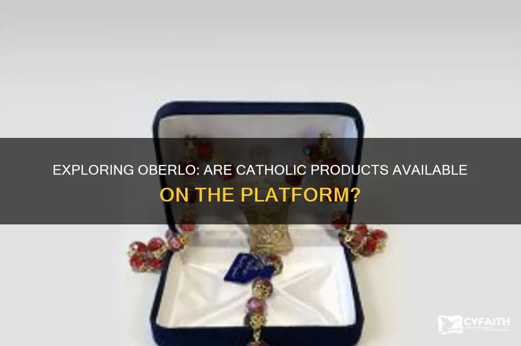 does oberlo have catholic products