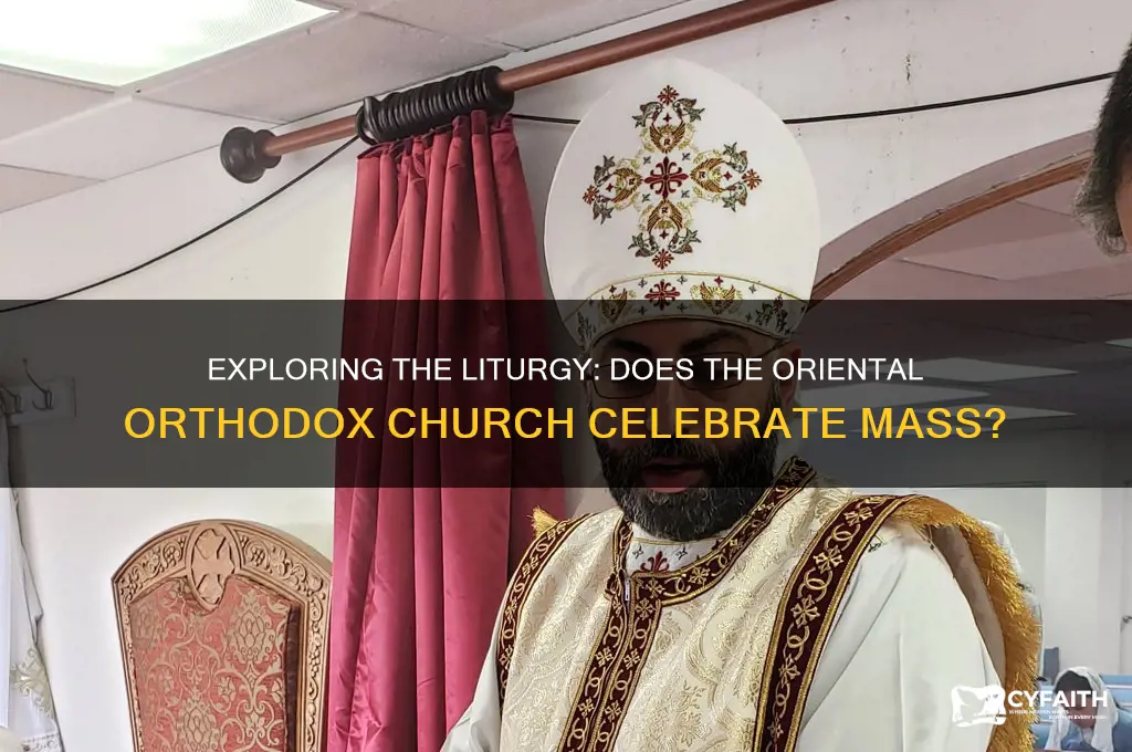 does oriental orthodox church have mass