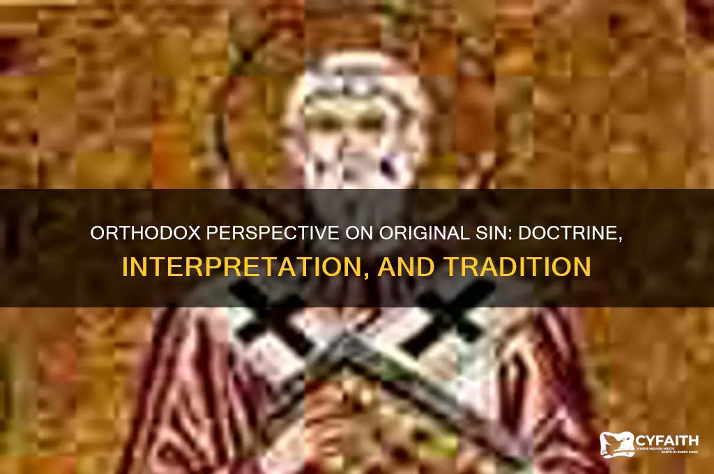 does orthodox believe in original sin