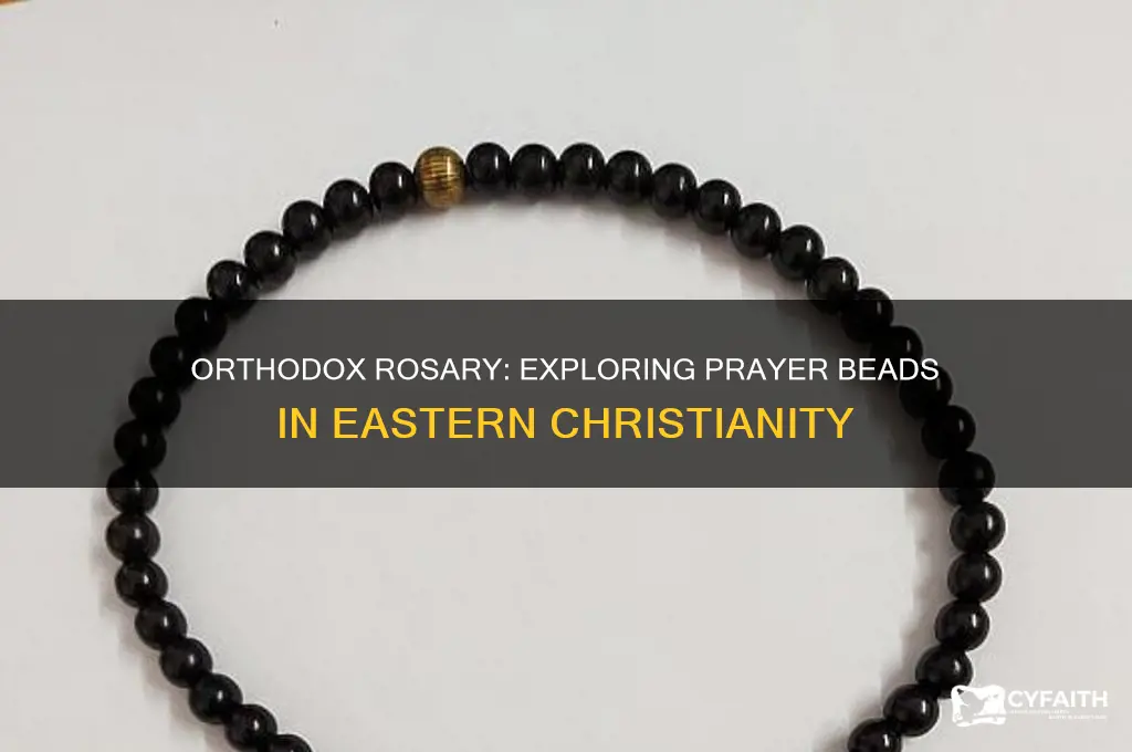 does orthodox have rosary