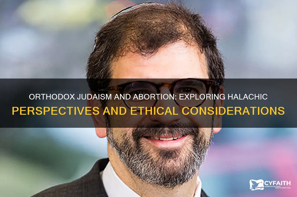 does orthodox judaism allow abortion