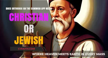 Orthodox on Common App: Christian or Jewish? Clarifying Religious Identity