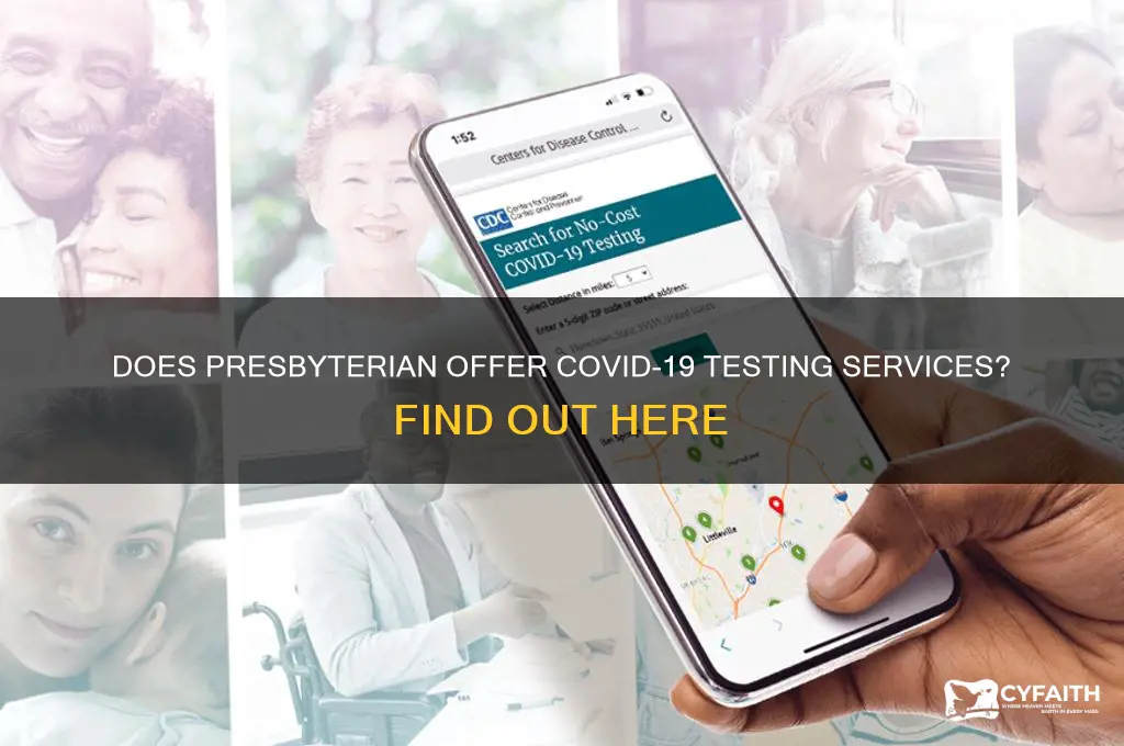 does presbyterian do covid testing