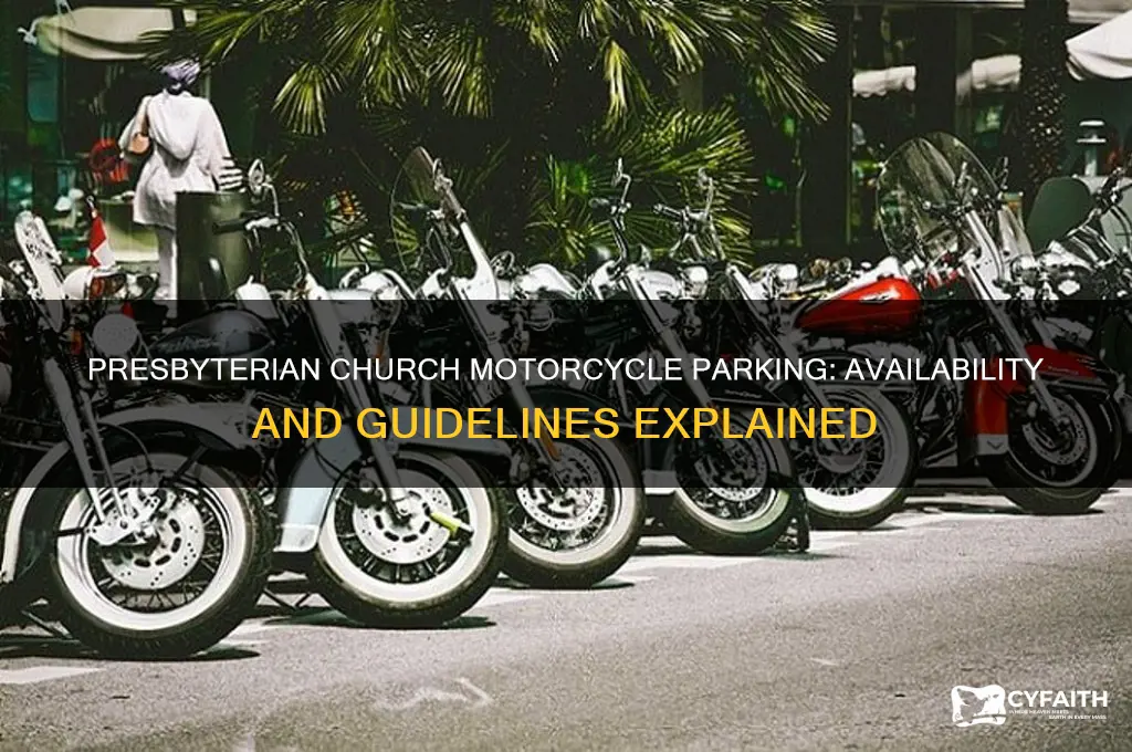does presbyterian have motorcycle parking