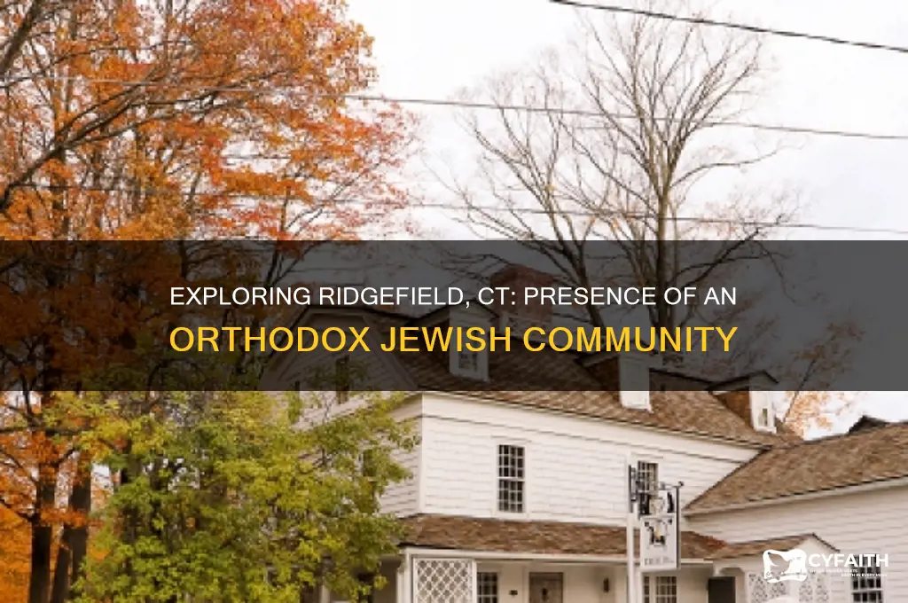 does ridgefield ct have an orthodox jewish community
