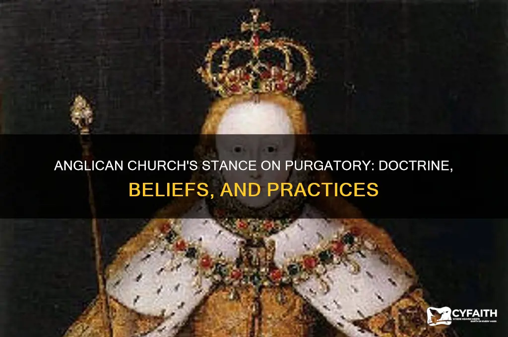 does the anglican church believe in purgatory