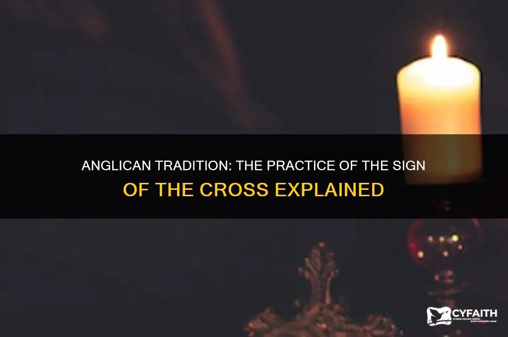 does the anglican church do the sign of the cross