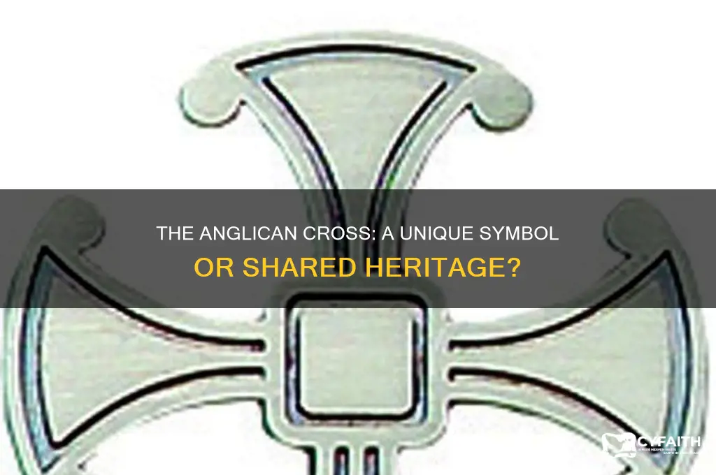 does the anglican church have a distinctive cross