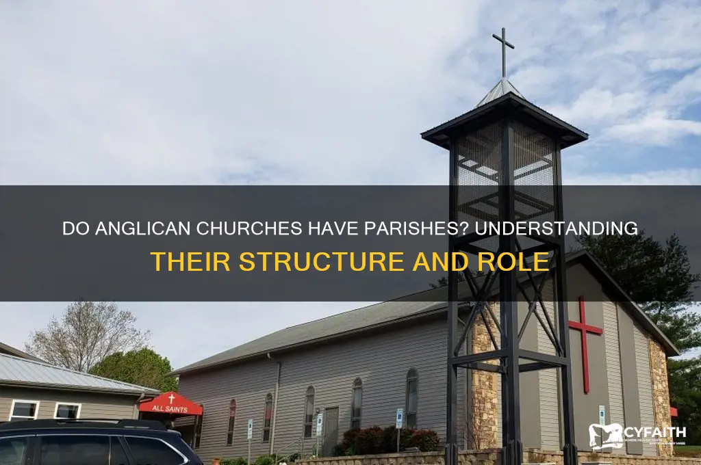 does the anglican church have parishes