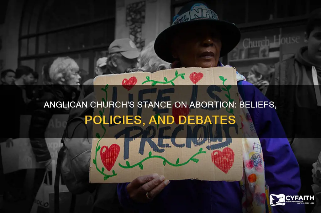 does the anglican church support abortion