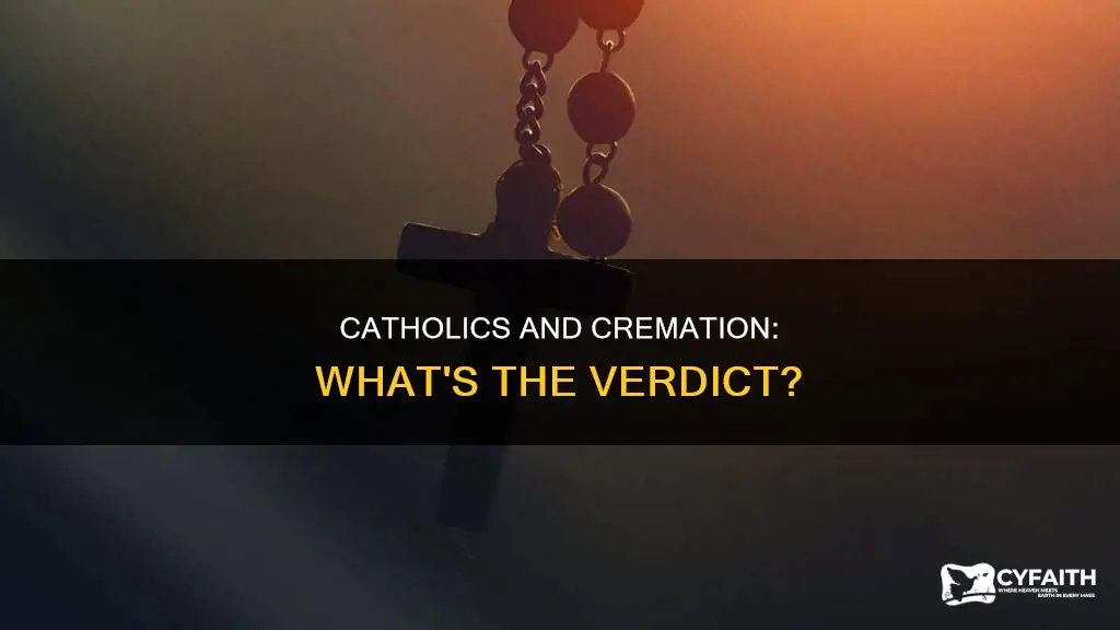 does the catholic allow or discourage cremation