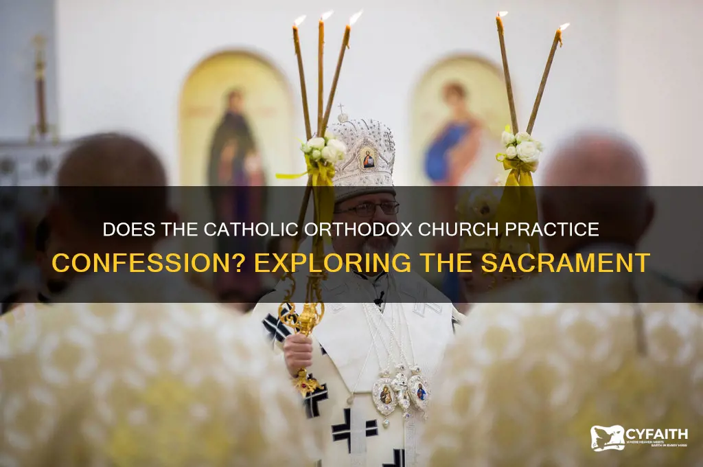 does the catholic orthodox church have cofession