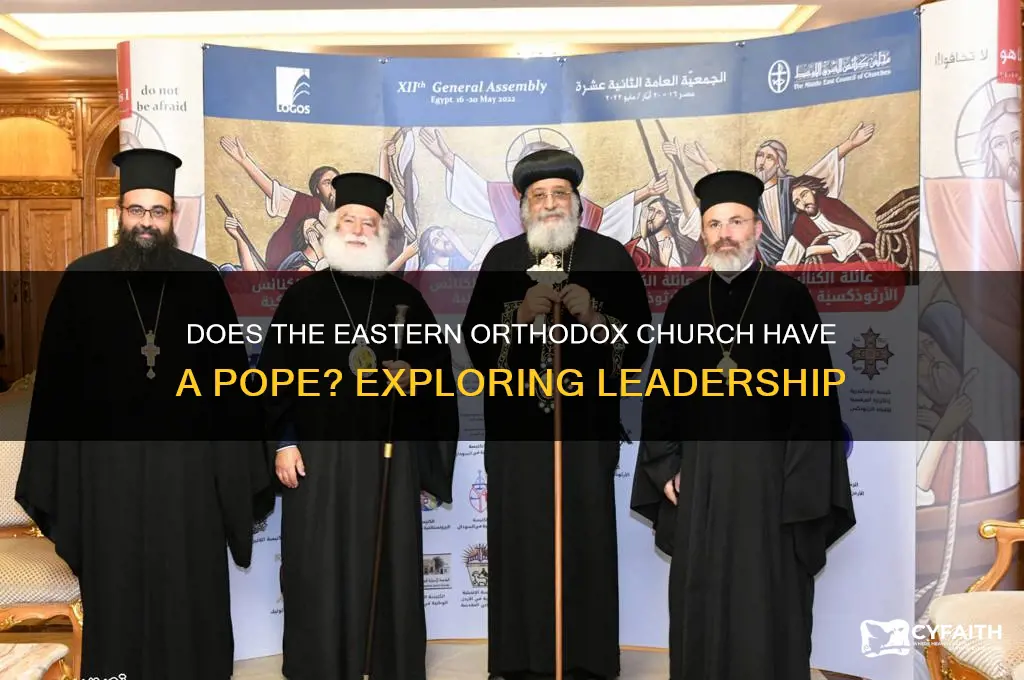 does the eastern orthodox church have a pope