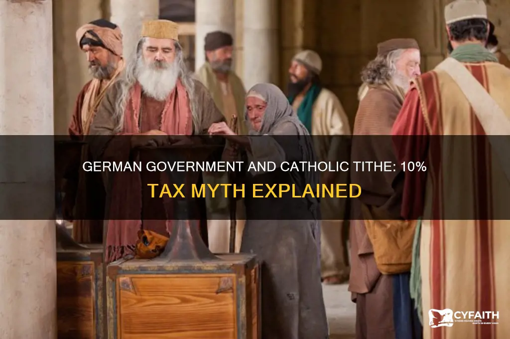 does the german government take out 10 for catholic tithe