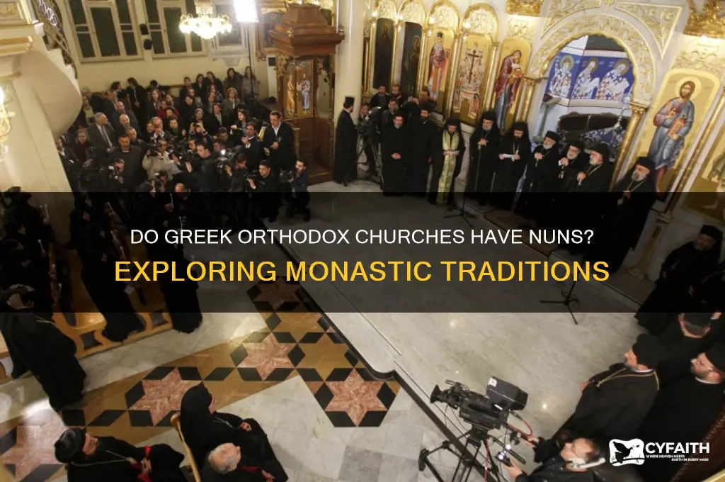 does the greek orthodox church have nuns