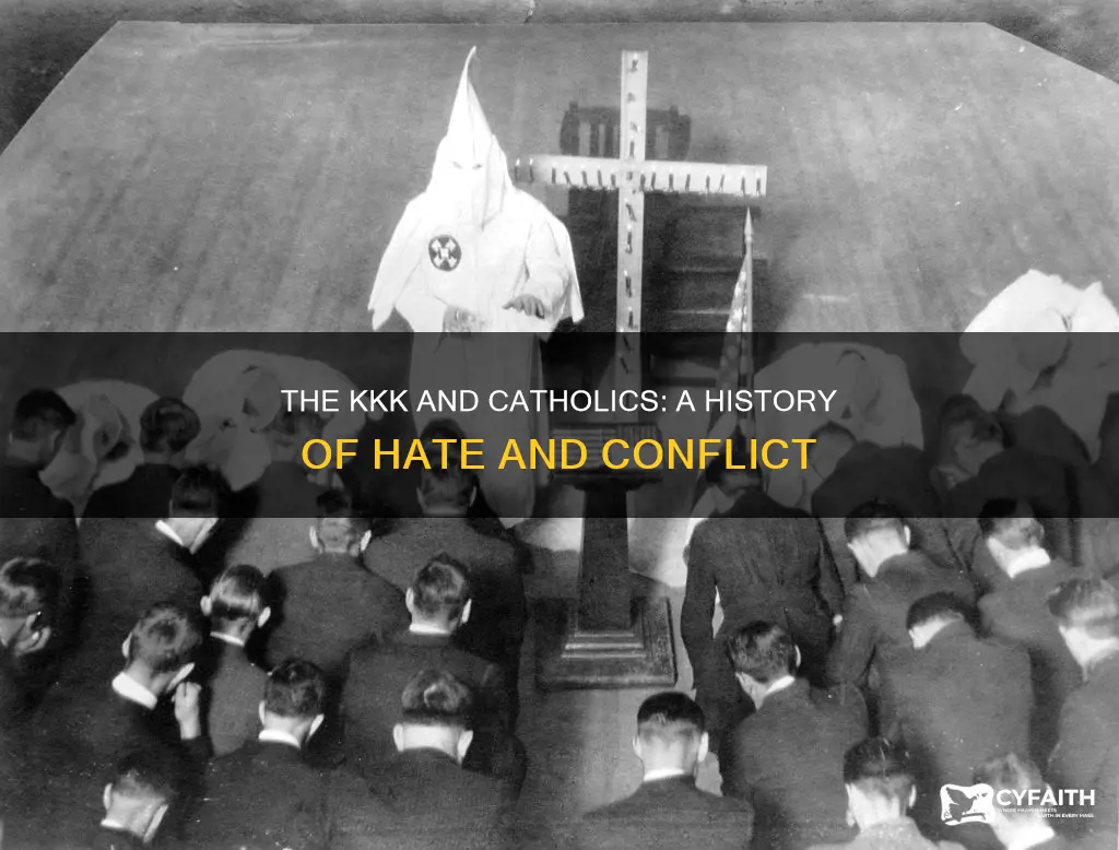does the kkk approve of catholics