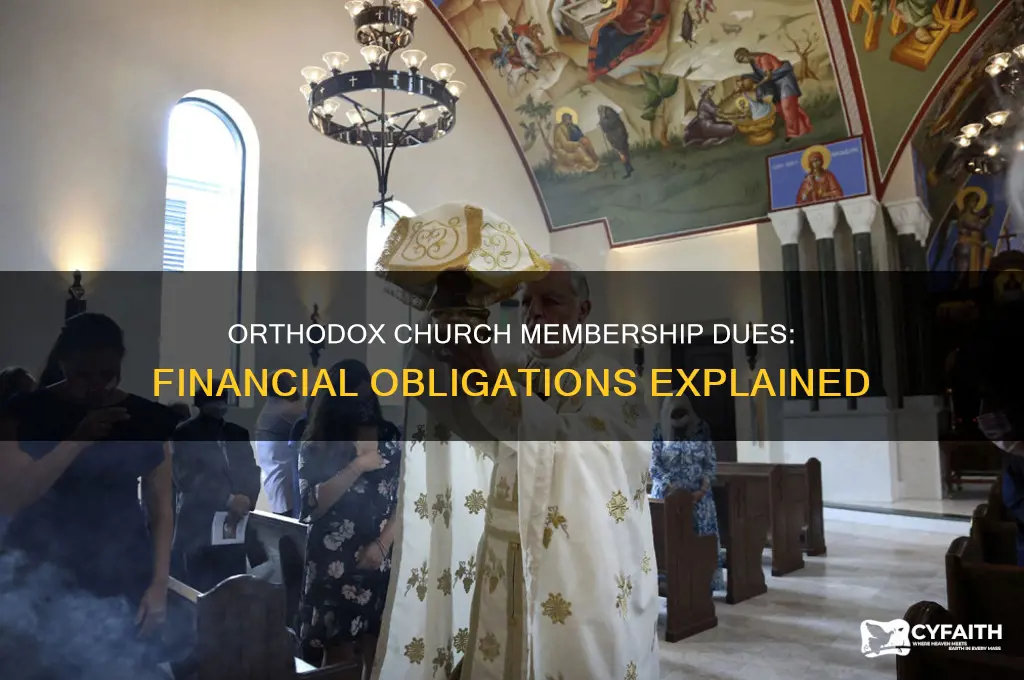 does the orthodox church have mebership dues