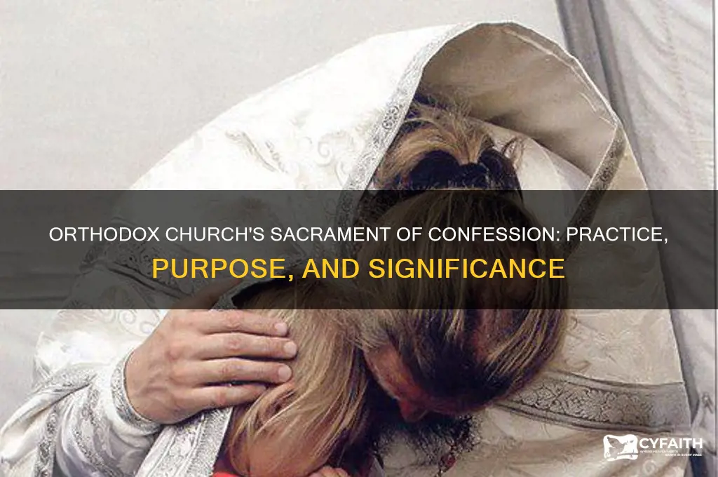 does the orthodox church have the sacrament of confession