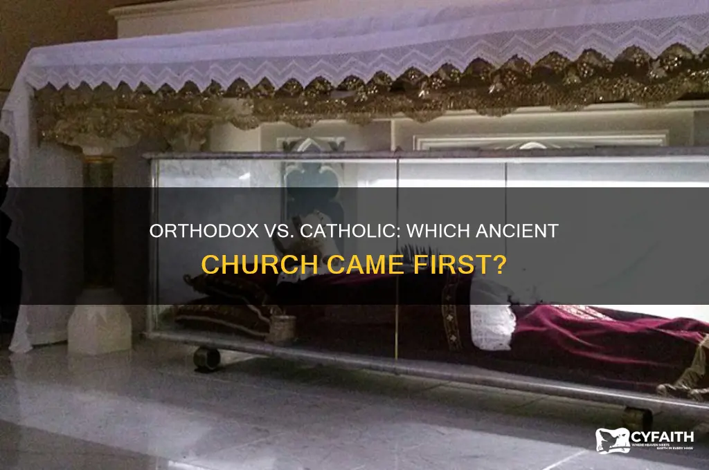 does the orthodox church predate the catholic church