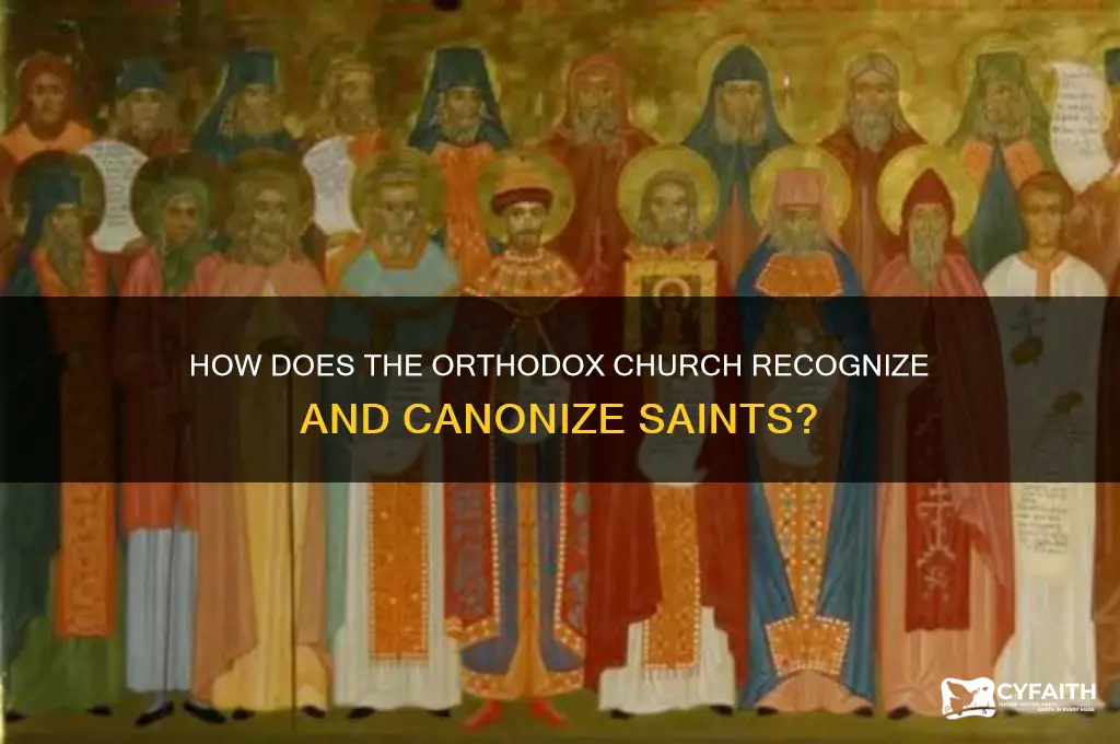 does the orthodox church saint people