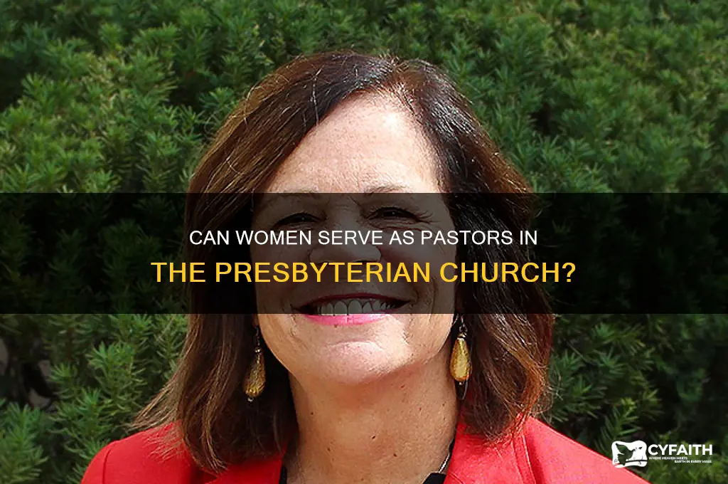 does the presbyterian church allow women to pators