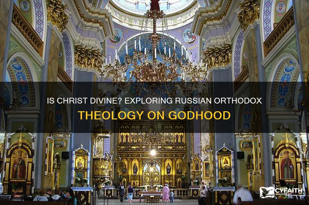 does the russian orthodox see christ as god