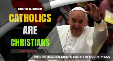The Vatican's Stance: Catholics and Christianity