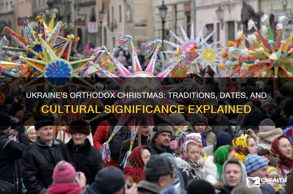 does ukraine celebrate orthodox christmas