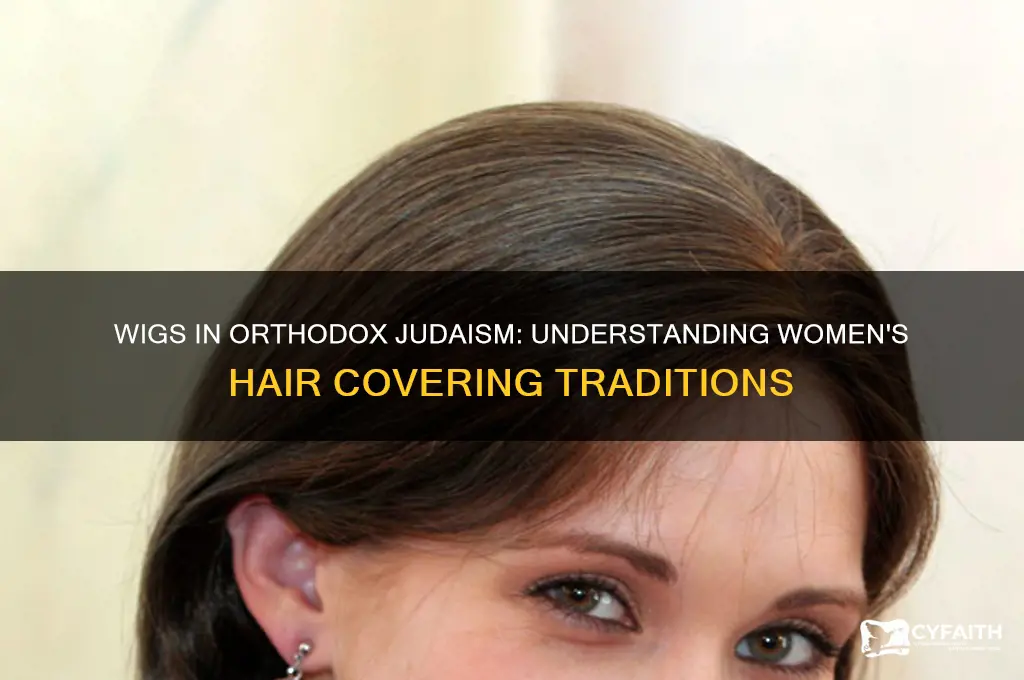 does women wear wigs in orthodox jew