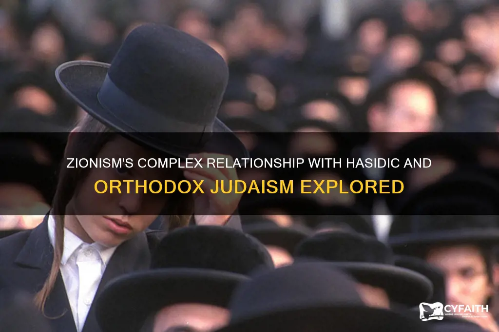 does zionism connect with hasidic and orthodox