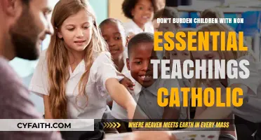 Avoid Overloading Kids: Rethink Non-Essential Catholic Teachings for Children