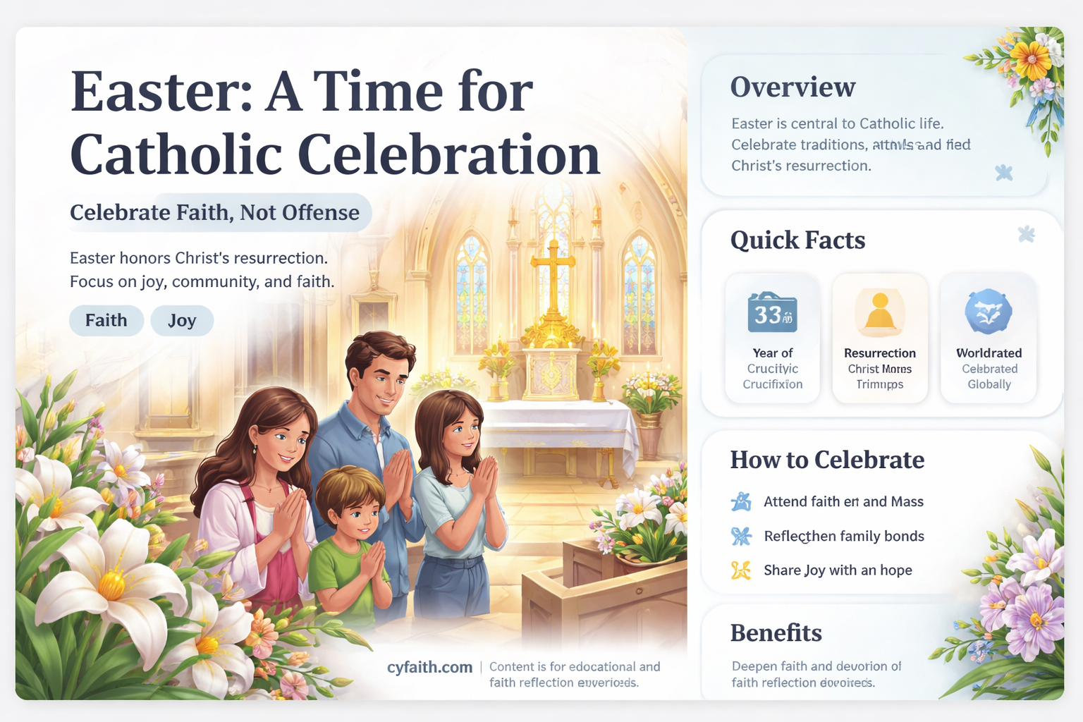 are catholics offended by celebrating easter