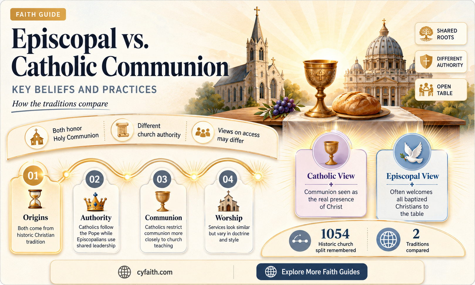 are episcopal communion and catholic communion the same thing
