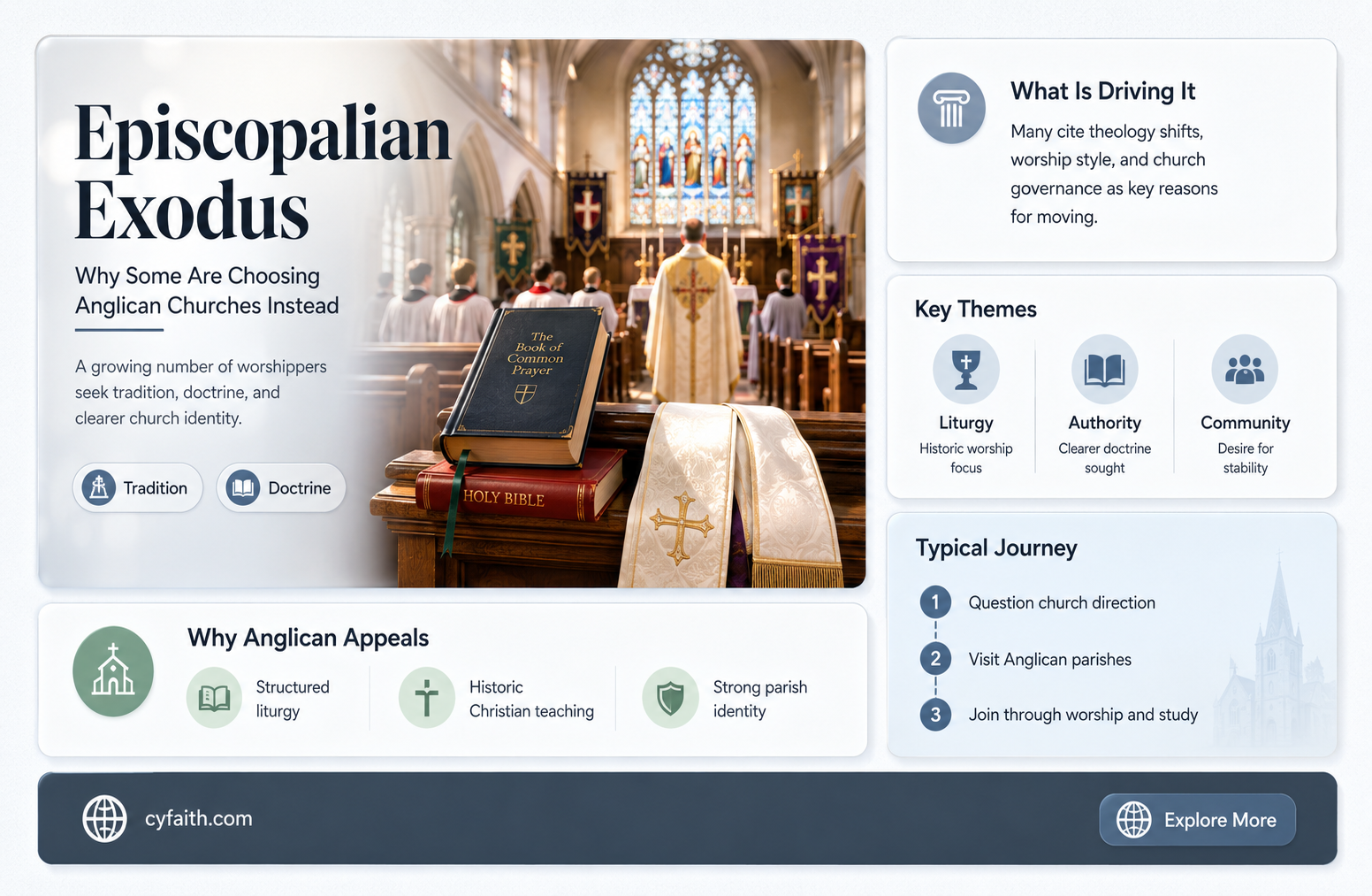 are episcopalians leaving church for anglican church
