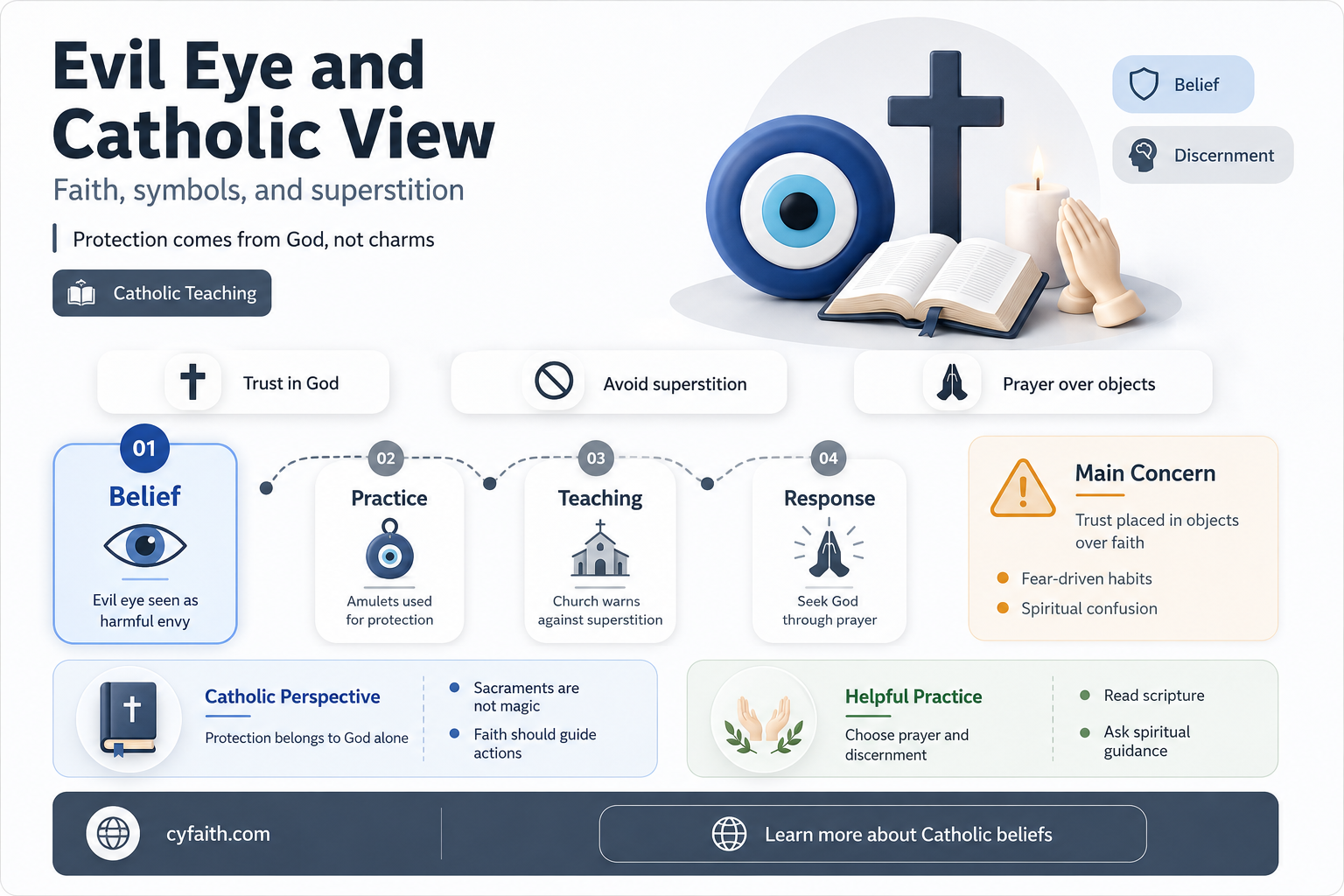 are evil eyes against the catholic religion