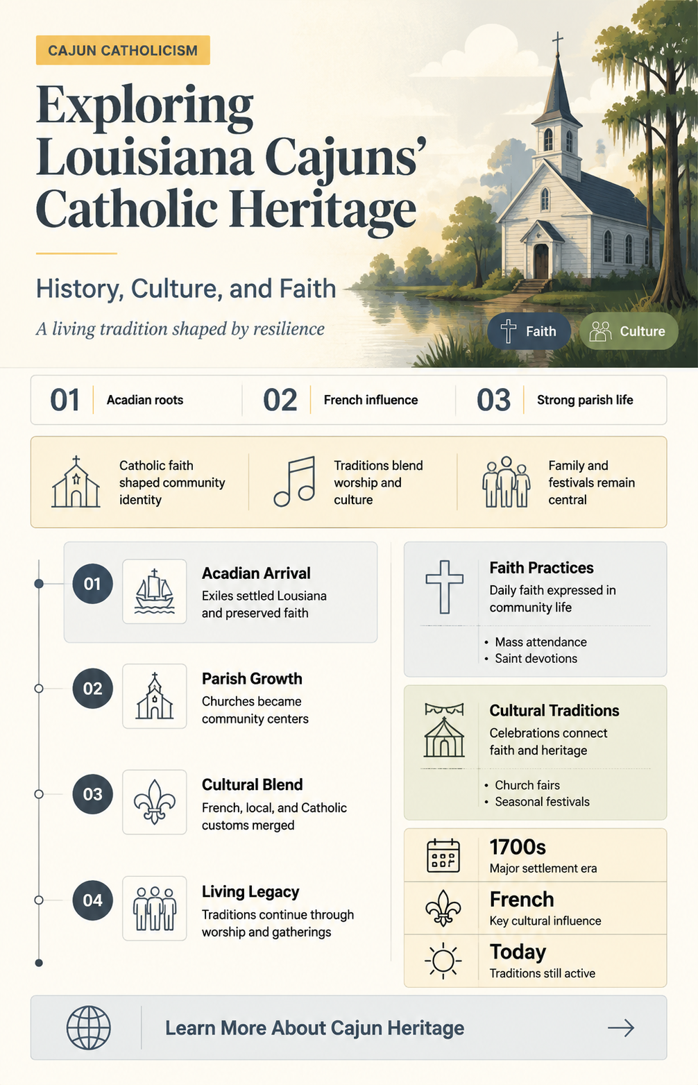 are louisiana cajuns catholic