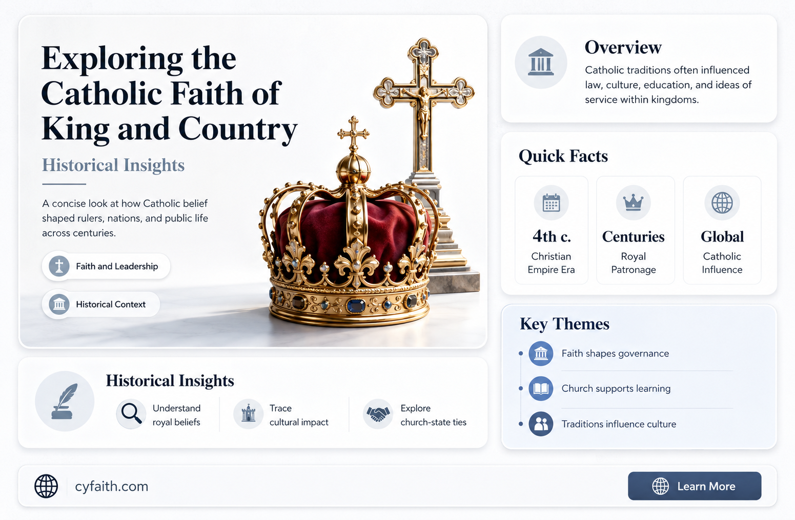 are king and country catholic