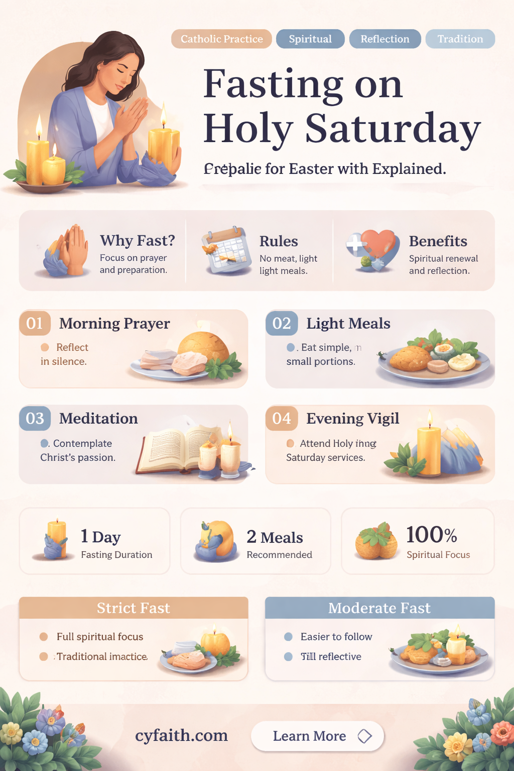 are catholics supposed to fast on holy saturday