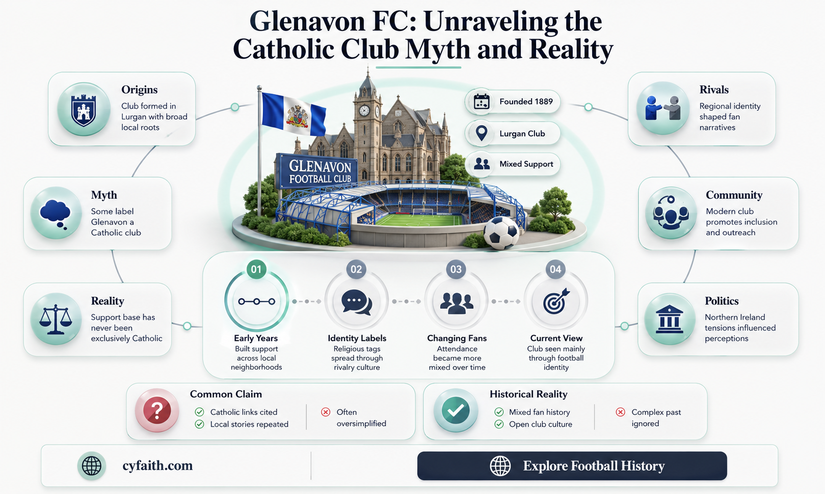 are glenavon a catholic club