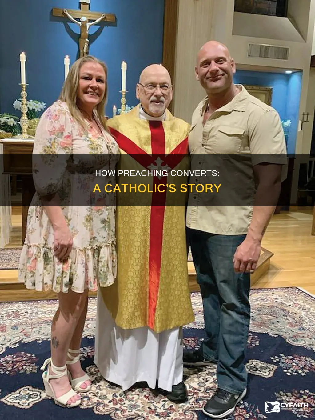 has anyone ever converted you by preaching catholic