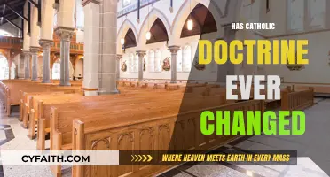 Has Catholic Doctrine Evolved Over Time? Exploring Historical Shifts