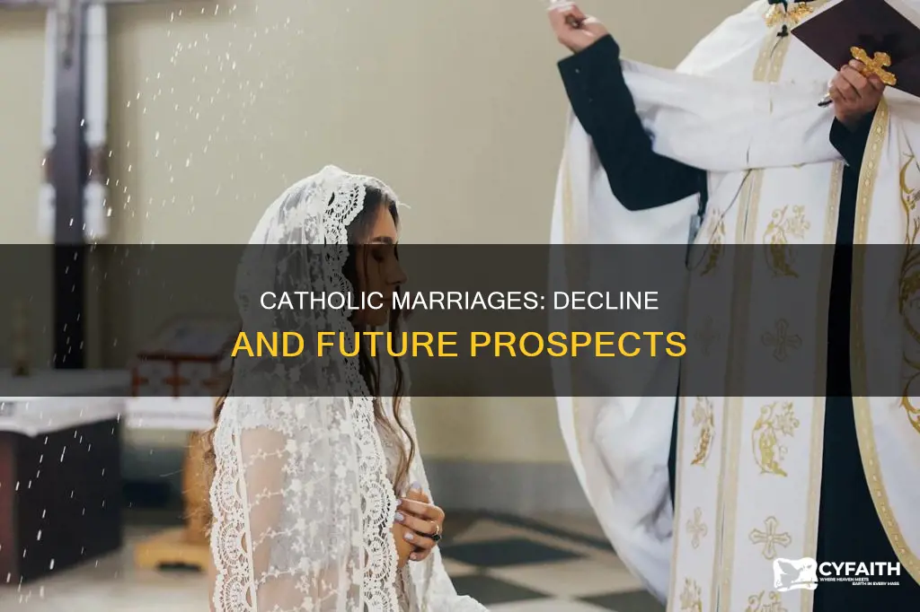 has the amount of catholic marriages declined