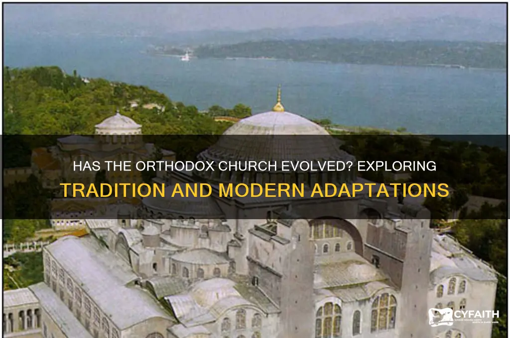 has the orthodox church changed
