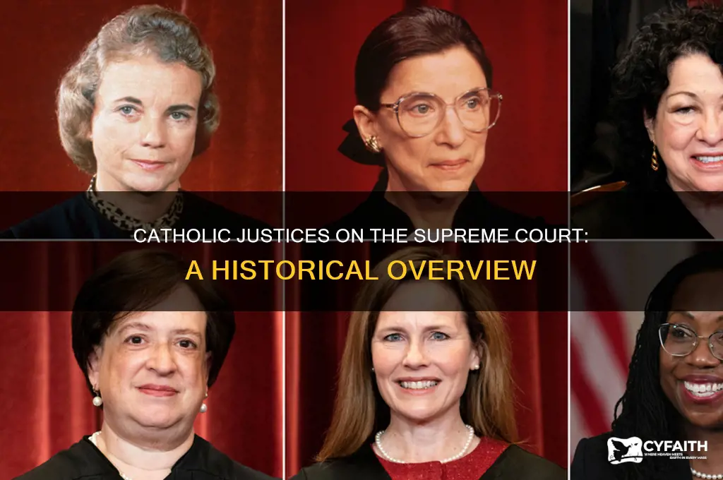 has there ever been a catholic on the supreme court